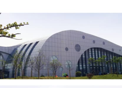 兖州会议中心外景网架工程